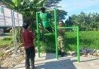 Babinsa Koramil 0804/06 Maospati Pantau Pelaksanaan Garjas Di Pondok Pesantren